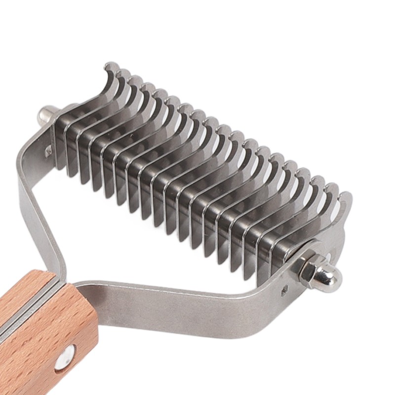 Pet Dematting Comb Double Sided Shedding Brush Stainless Steel Pet