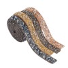 4Pcs Crystal Rhinestone Ribbon Self Adhesive Cuttable Shiny Rhinestone Ribbon