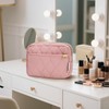 Noozion Makeup Bag, Travel Cosmetic Bag, Puffy Padded Make Up