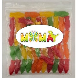 MiMa MiMa Assorted Gummy Candy - Fruity, Chewy Candy in Fun Shapes - Holiday Candy for Christmas Gifts & Stocking Stuffers- JuJu Fish 1lb