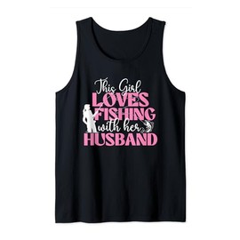 This Girl Loves Fishing With Her Husband - Fisherman Fish Tank Top