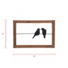 Foreside Home & Garden 18 x 12 inch Rustic Birds
