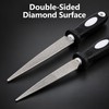 Double-Sided Diamond Sharpening File for Scissors, Knives and Garden Tools