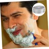 BIUDECO Travel Shaving Soap Men's Peppermint Beard Shave Soap Compact
