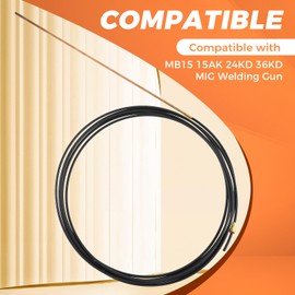 15 Feet Conduit Liner Welding Liner (0.023" - 0.045") for Aluminum Welding MB15 15AK 24KD 36KD MIG Welding Gun Spool Gun MIG200