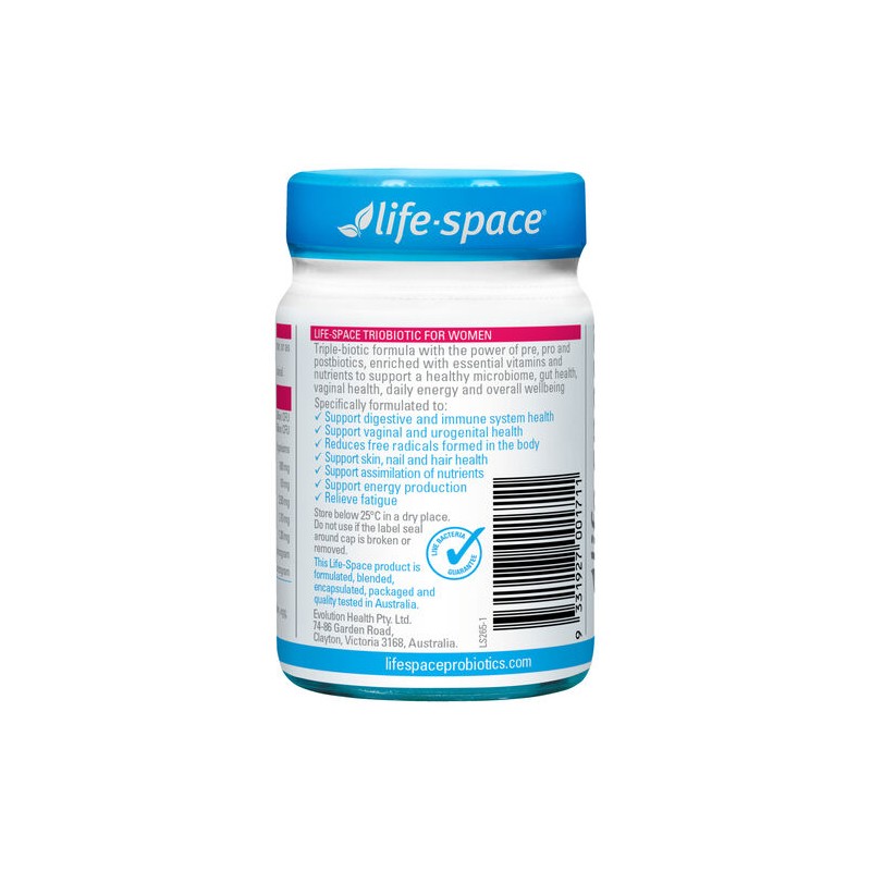 Life-Space TrioBiotic for Women 30 Capsules