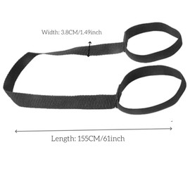 Yoga Mat Straps for Carrying, Yoga Mat Carrying Strap Sling, Adjustable Yoga Mat Carrier, Adjustable Loops for all Mat Sizes, Yoga Mat Holder（Mat not included）