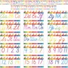 Cursive Alphabet for Classroom Wall - 15 PCS Crayon ABC