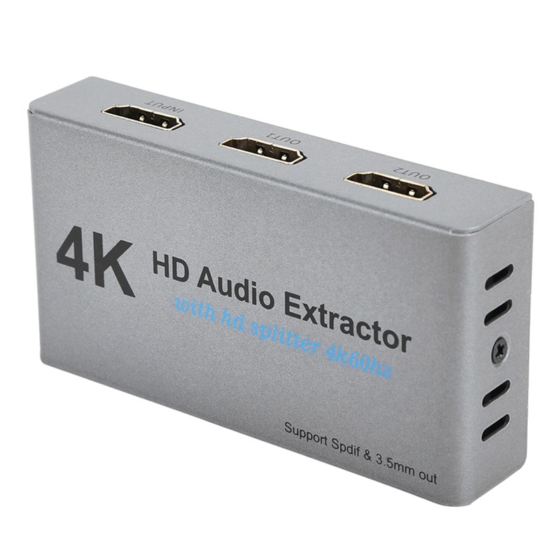 4k HDMI Audio Extractor HighDefinition with 1 Points 2 Converter