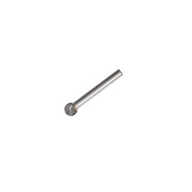 UID Spherical Tip Double Cut Carbide Rotary Bar, Φ0.4 x Blade Length 0.4 inches (10 mm), Shank 0.2 inches (6 mm). [Features] In cooperation with the manufacturer to select the best carbide material for cutting, excellent cutting and abrasion resistance