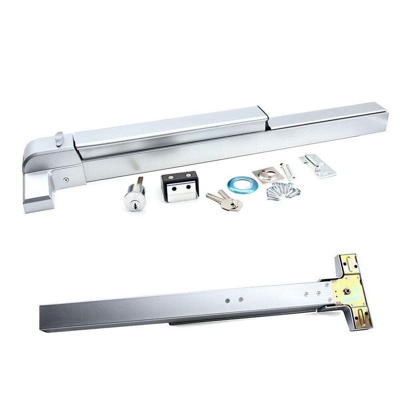 DONSU Door Push Bar Panic Outside Heavy Duty Commercial Rim