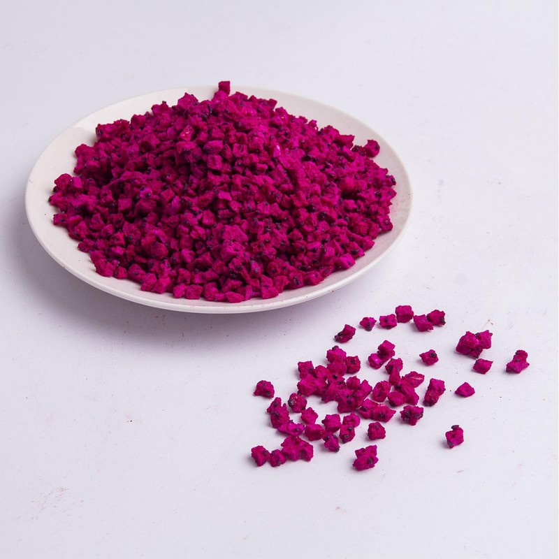 Freeze-Dried Diced Dragon Fruit Snack - 4.23 Oz,Freeze-Dried Pitaya grain