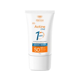 Darrow Protector Solar Facial Dermatológico Actine One FPS50, Bloqueador Solar con Acido Hialuronico, Toque Seco, Invisible, Textura en Gel Ultraligero, Absorción 1 Segundo, Protección UVA UVB, 40g
