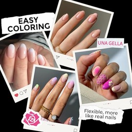 UNA GELLA Puntas de uñas 527