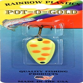 Double X Tackle R414-CRSP Spoon Chart Flame Spot 1/4oz
