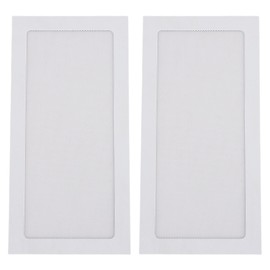 120x240mm PC Fan Dust Mesh Filter, 2pcs PC Case Dust Filter, Magnetic Frame Computer Fan Dust Mesh, Dustproof PC Cooler Filter for PC Chassis Power Supply, Fan Vents (White)
