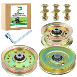 POSEAGLE 532177968 Idler Pulley with 532175820 and 532193195 Idler Pulley Kit Replaces Husqvarna 532193197, 532175820, 539107620, 532175080, 532181775, 177968, 193197, 175820, 175080, 189993, 193195