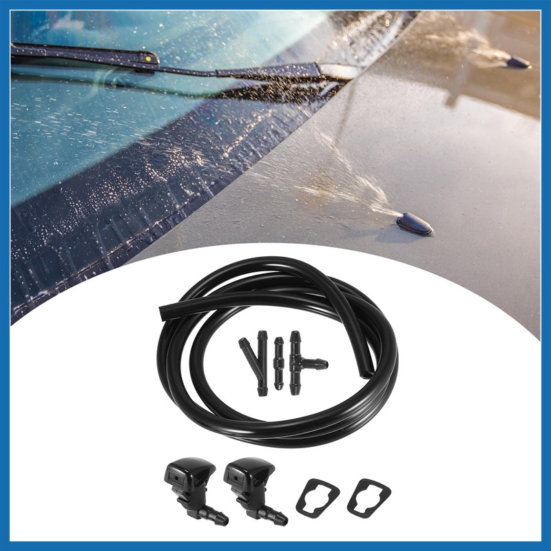 A ABSOPRO Front Windshield Wiper Nozzles Kit for Toyota Tacoma