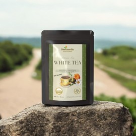 Herbsentia White Tea - Light, Refreshing Herbal Blend for Daily Wellness