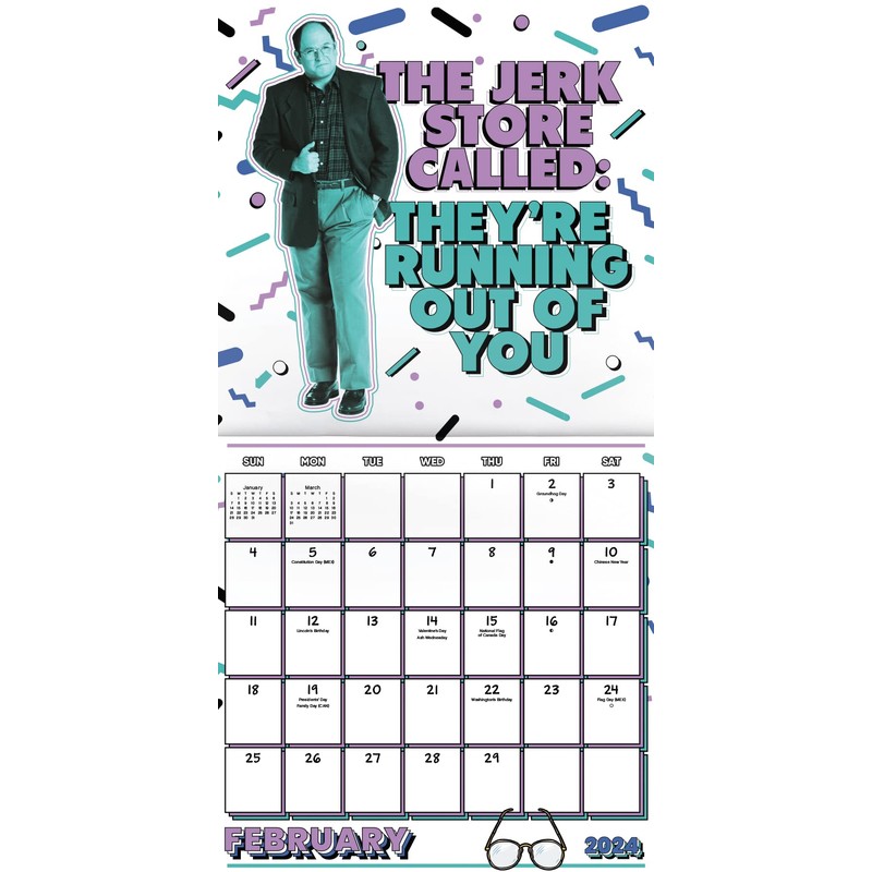 2024 Seinfeld Wall Calendar