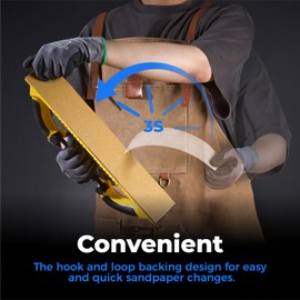 toolant 400 Grit Sandpaper Roll, 2-3/4" Wide 12 Yard Longboard Hook and Loop Sandpaper for Automotive,Woodworking, Metal, Plastic, Sanding Blocks