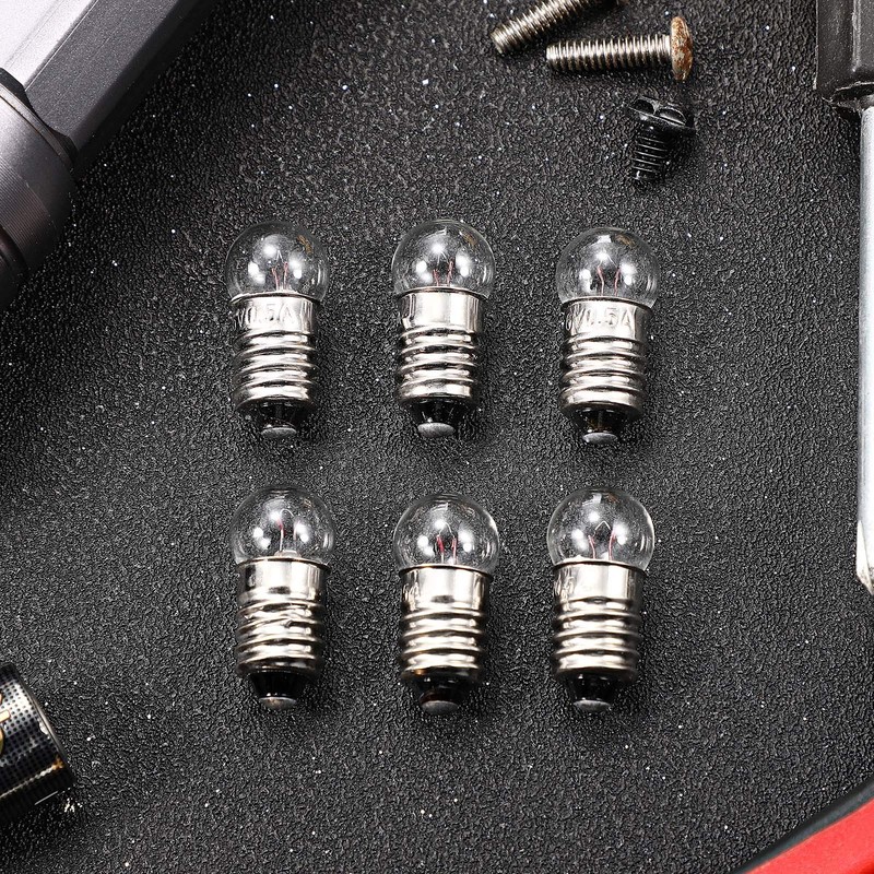 Honoson 20 Pieces E10 Miniature Screw Light Bulbs Replacement E10