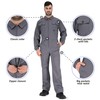 Bwolf Anax Men's Work Overalls, 100% Cotton Work Overalls with