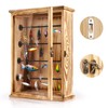 Ibnotuiy Fishing Lures Storage Display Case Wall Cabinet Tackle Box