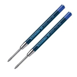 Schneider« Slider 755 Blue Extra Broad Ballpoint Ink Refills with ViscoGlide« Ink System - 2/pk