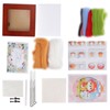 Needle Felting Kit Photo Frame Wool Felting Supplies Animal Plush