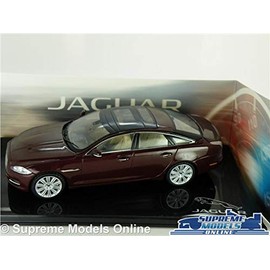 Supreme Models JAGUAR XJ CAR MODEL CAVIAR MAROON X J SALOON 1:43 SIZE IXO DEALER SPECIAL T3