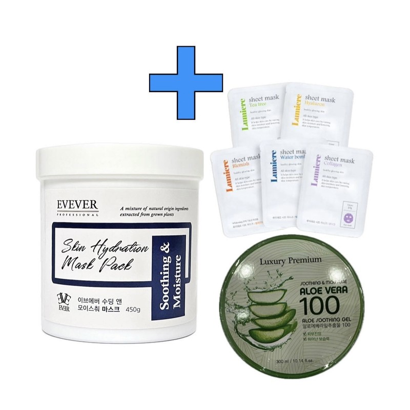Eve Ever Soothing & Moisture Mask 450g + Soothing Gel