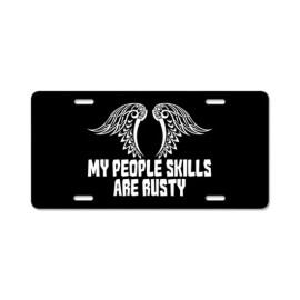 Unbranded Antisocial Castiel  Aluminium License Plate Highest Quality For All Vehicle