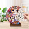 Diamond Art Calendar, Diamond Painting Calendar, Wooden Manual Rotating Desk