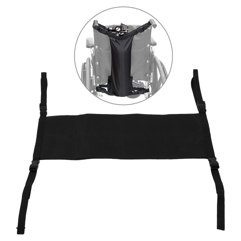 Portable Oxygen Cylinder Tank Storage Bag Wheel Chair Waterproof Hanging