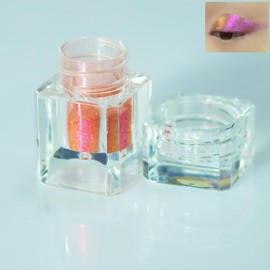 SZDYM super shine duochrome powder,Chameleon eyeshadow powder,Long lasting No Creasing Glitter loose,Multi-Reflective Finishes Eyeshadow Makeup,0.3 Grams Pressed Highly Pigmented Minerals (#12)