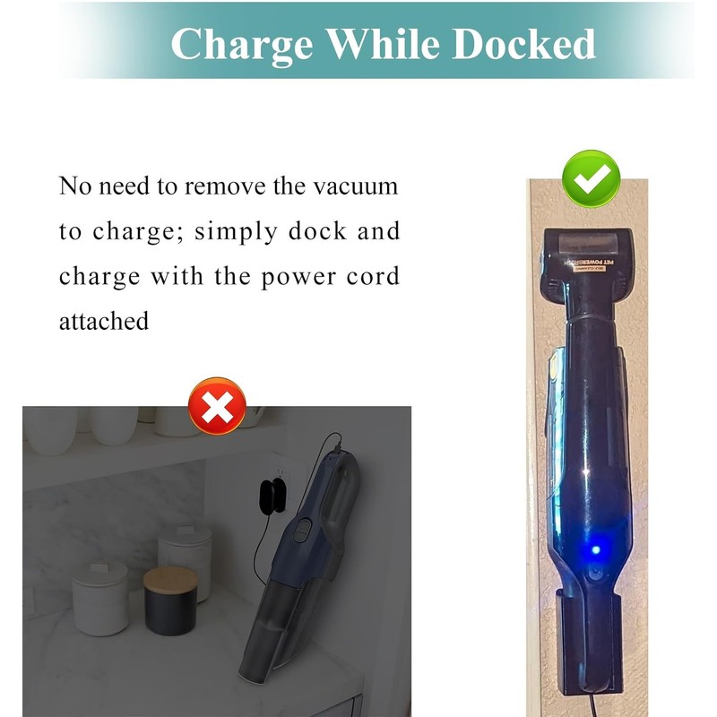 1 soporte para aspiradora de pared para Shark Handheld CH900/CH950