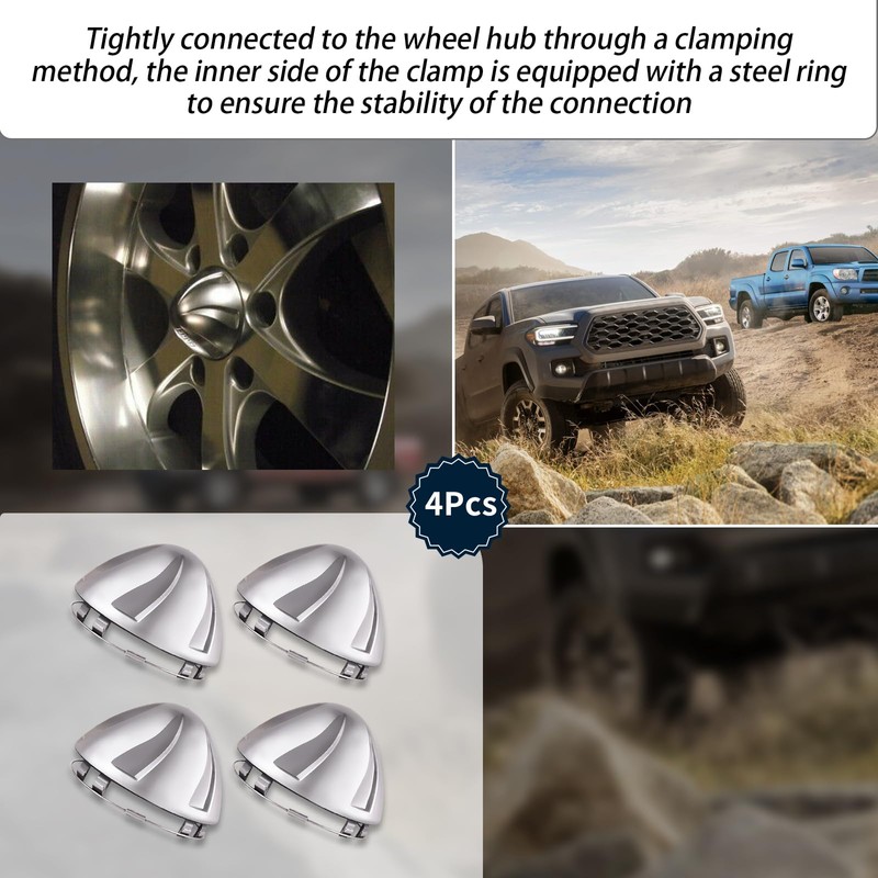 2Pcs Wheel Center Hub Cap,Replaces 00041-89880-01 00041-88880-01 ﻿