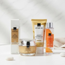 Kit Anew Crema Nocturna Contorno Mascarilla Tónico