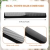 Hestya 36 Pack Hair Comb Bulk 7 Inch Carbon Fiber