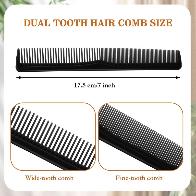 Hestya 36 Pack Hair Comb Bulk 7 Inch Carbon Fiber