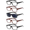 NORPERWIS NORPERWIS Reading Glasses 5 Pairs Quality Readers Spring Hinge