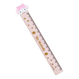 Sanrio 502596 Sanrio Ruler, 5.9 inches (15 cm), My Melody, My Melody, 1.6 x 0.2 x 7.2 inches (4 x 0.6 x 18.3 cm), Kids Learning Stationery, Character