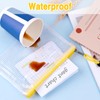 Pack of 40 A6 Document Wallets, Waterproof Document Bag, Zip