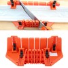 QANYEGN Hand Saw Mitre Box, Clamping Mitre Box and Saw,