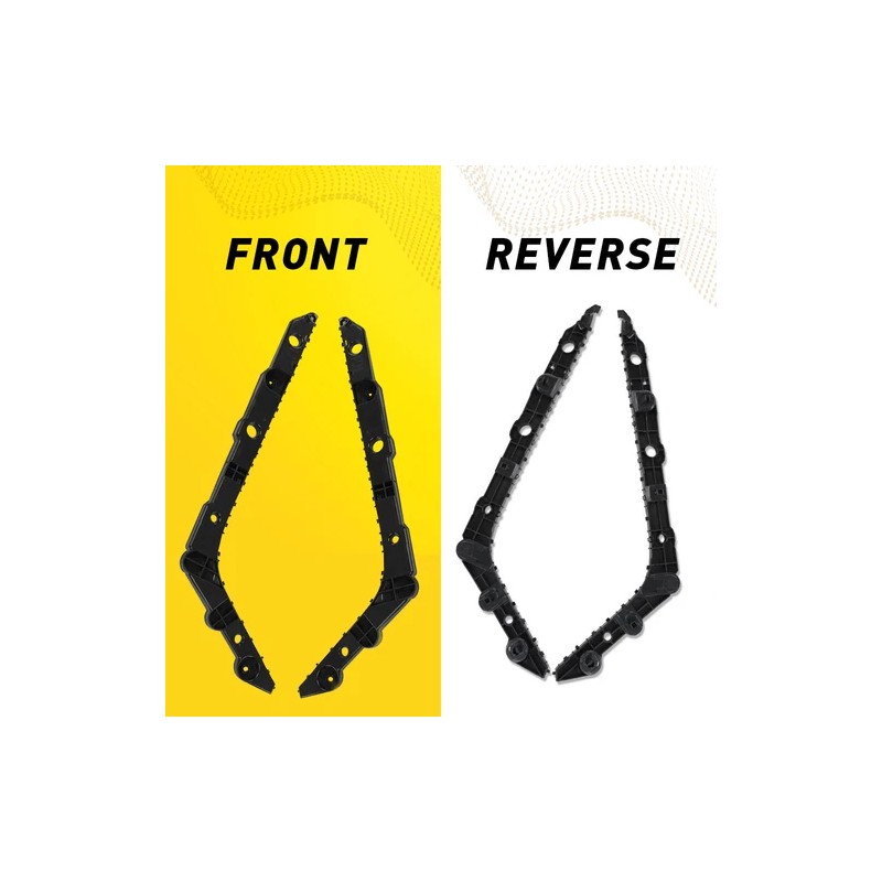 WenQi Pair Rear Bumper Brackets For 2013-2019 Nissan Sentra Driver