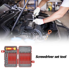 QERPON Insulated Screwdriver Set 29 in 1, Electrician's Tool Kits with Magnetic Tips, Safe 1000V Electrical Repair Tool for HOU