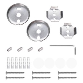 INCREWAY 1 Set of Towel Bar Kit for Replacement, Complete Set of Stainless Steel Replacement Parts Used in The Kitchen and Bathroom for Hanging Towels and Clothes