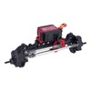 SCX10 III Servo on Axle Mount, AR45P Portal Axle 4-Link