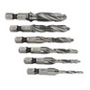 6pcs/set Tap Hex Shank Compound Taps Spiral Drill and Tapping